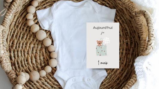 carte étape bébé anayal